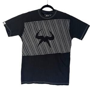 A7 Bar Grip Shirt XL Black Never‎ Say Die Powerlifting Gym Tee Grip Back Logo